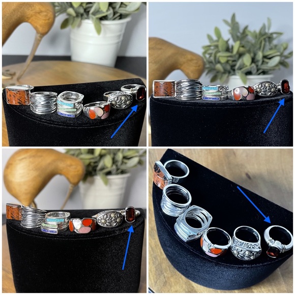 Garnet Vermeil Ring - Picture 7 of 10